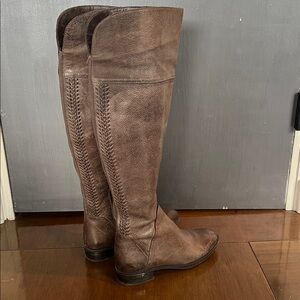 Vince Camuto TALL Distressed Over the Knee Boots - NEW !